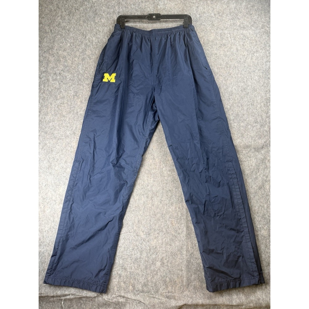 Valiant Vintage Michigan Wolverines Track Pants Mens Size L Big House‎ Football